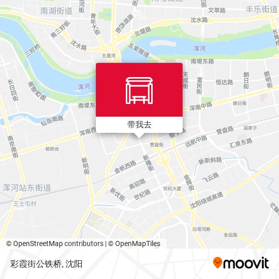 彩霞街公铁桥地图