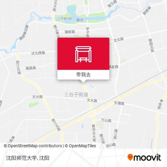 沈阳师范大学地图