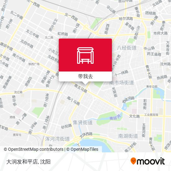 大润发和平店地图