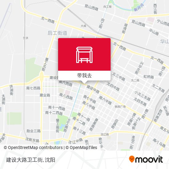 建设大路卫工街地图