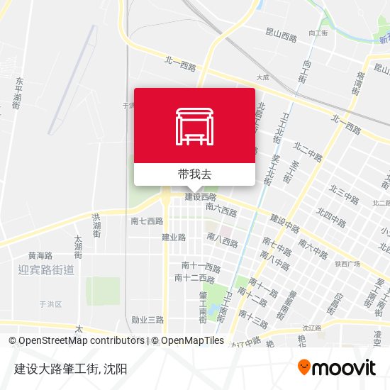 建设大路肇工街地图