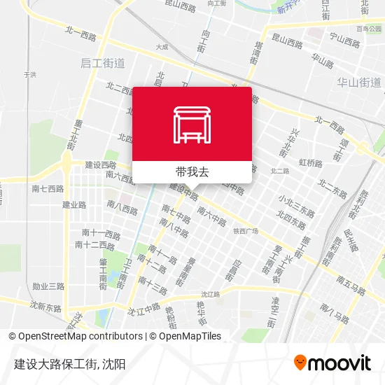 建设大路保工街地图