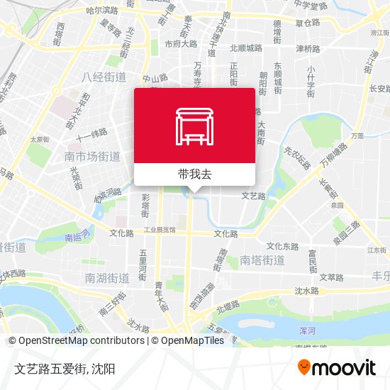 文艺路五爱街地图