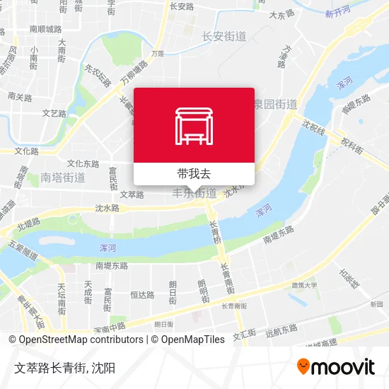 文萃路长青街地图
