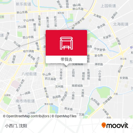 小西门地图