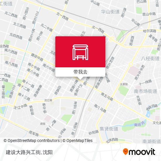 建设大路兴工街地图