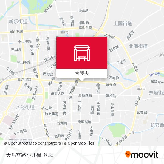 天后宫路小北街地图