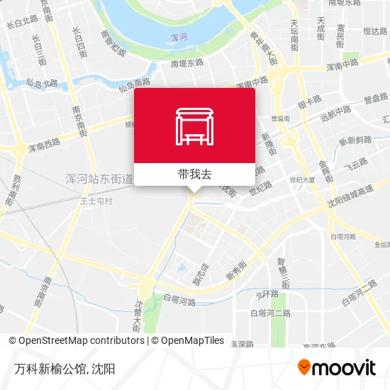 万科新榆公馆地图