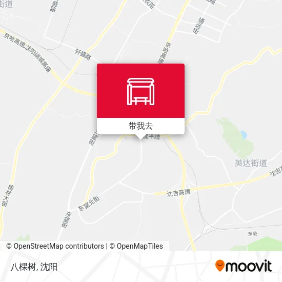八棵树地图