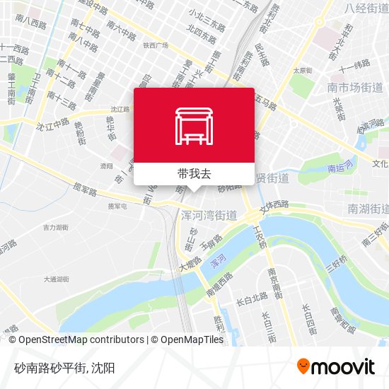 砂南路砂平街地图