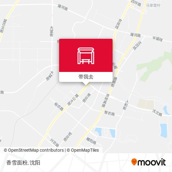 香雪面粉地图