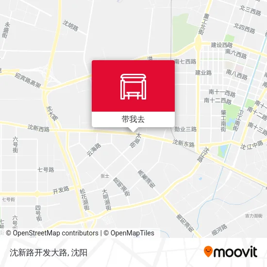 沈新路开发大路地图