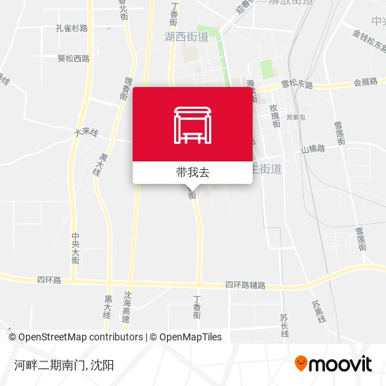 河畔二期南门地图