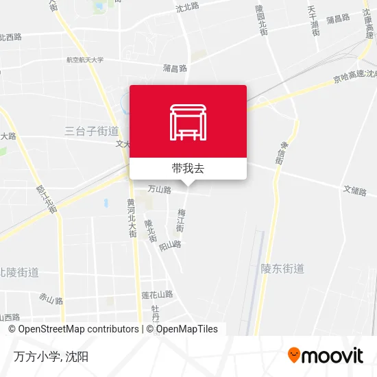 万方小学地图