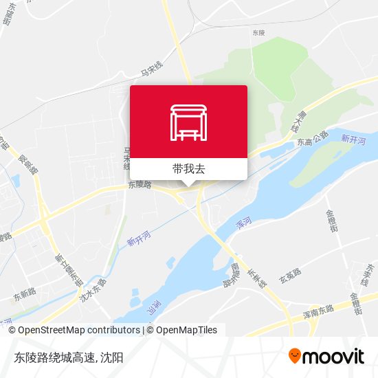 东陵路绕城高速地图