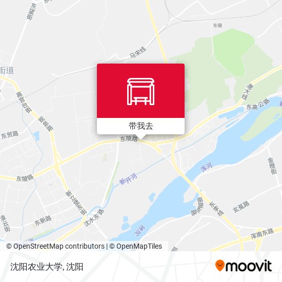 沈阳农业大学地图