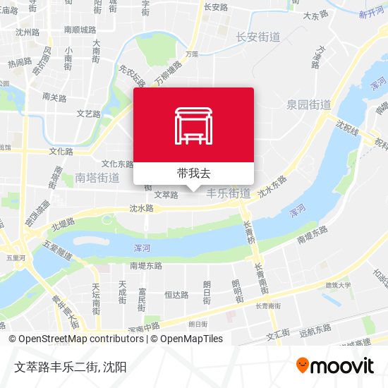 文萃路丰乐二街地图