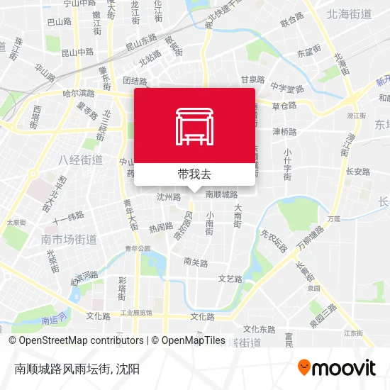 南顺城路风雨坛街地图