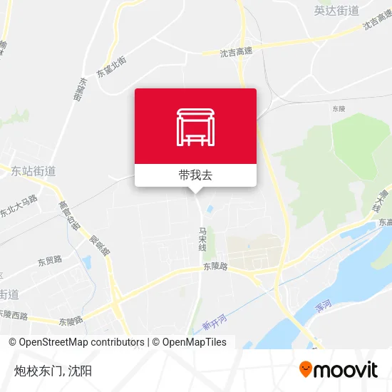 炮校东门地图