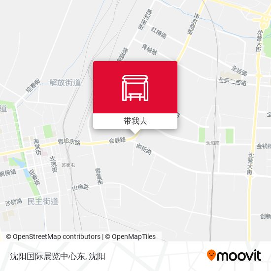 沈阳国际展览中心东地图