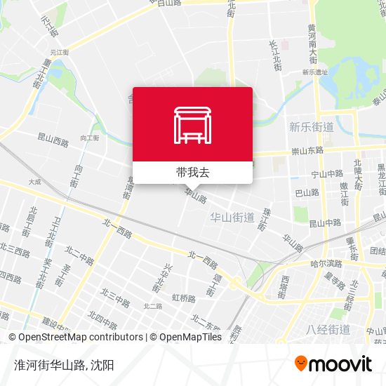 淮河街华山路地图