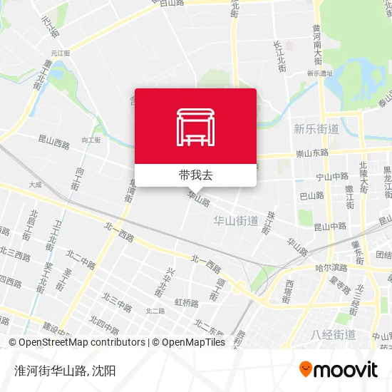 淮河街华山路地图