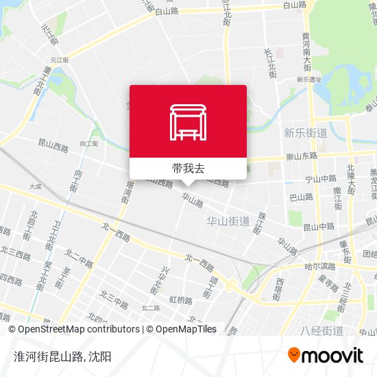 淮河街昆山路地图