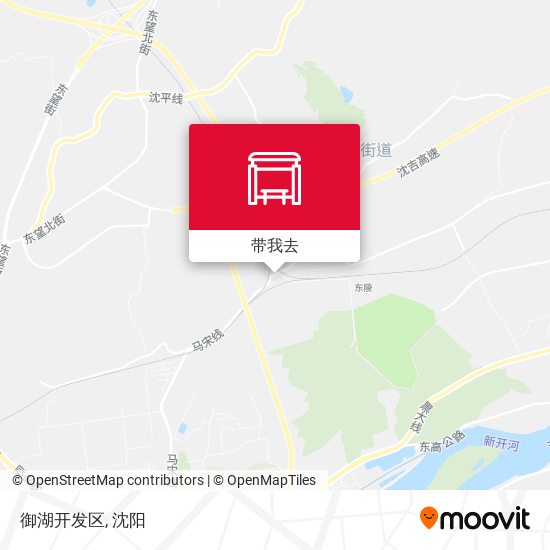 御湖开发区地图