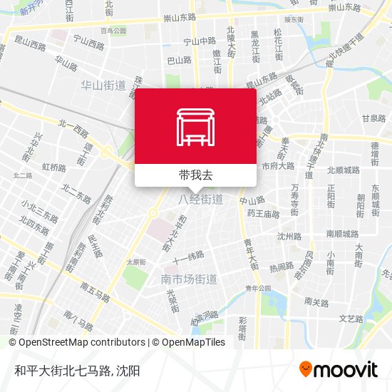 和平大街北七马路地图