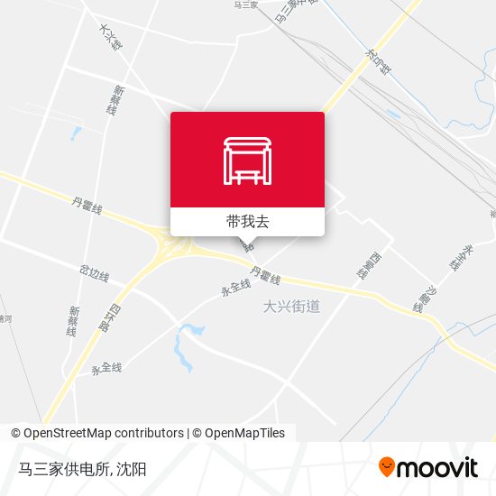 马三家供电所地图