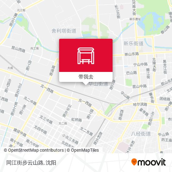 同江街步云山路地图