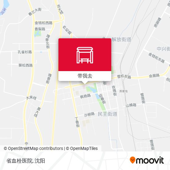 省血栓医院地图
