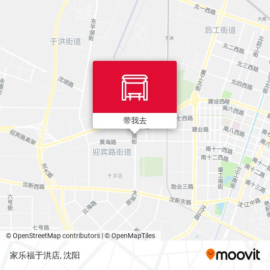 家乐福于洪店地图