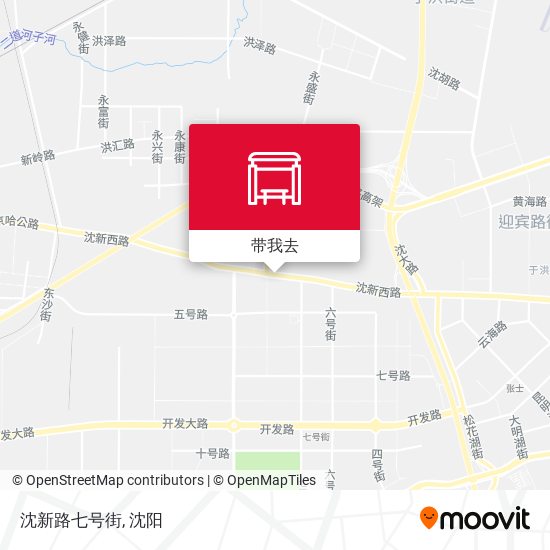 沈新路七号街地图