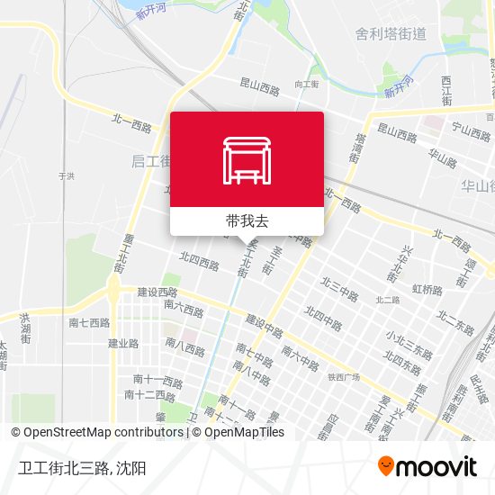 卫工街北三路地图