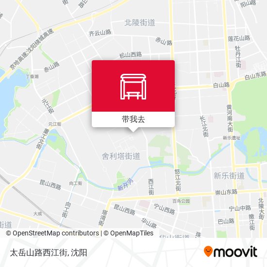 太岳山路西江街地图