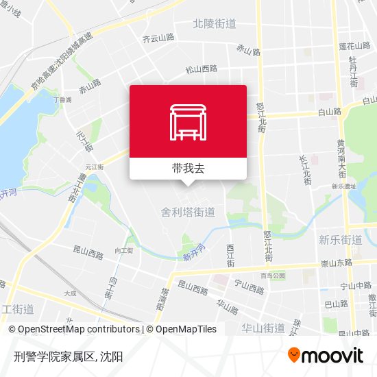 刑警学院家属区地图