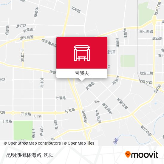 昆明湖街林海路地图