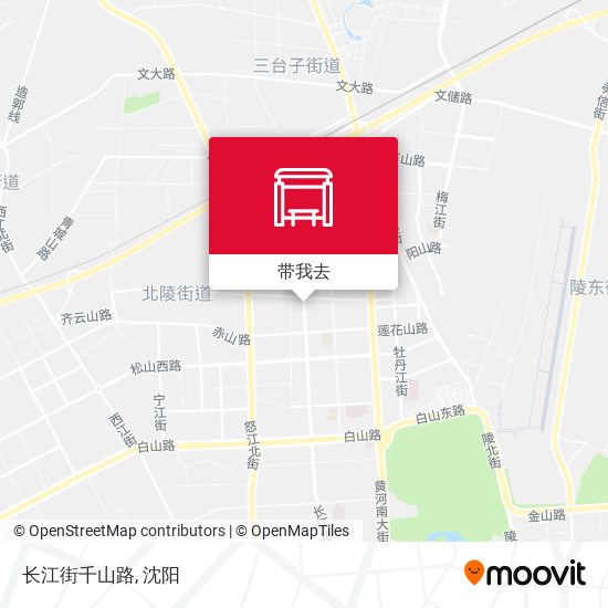 长江街千山路地图