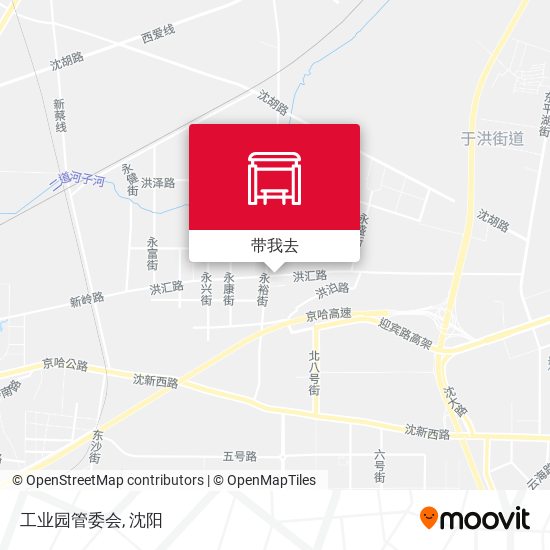 工业园管委会地图