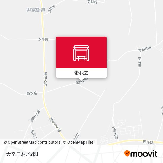 大辛二村地图
