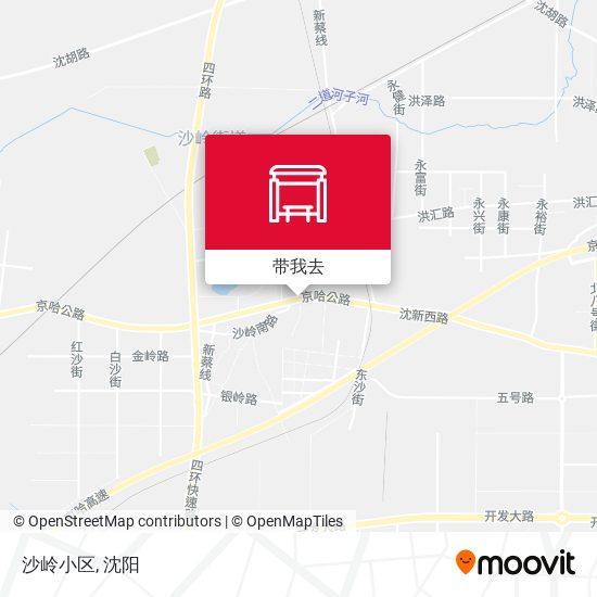 沙岭小区地图