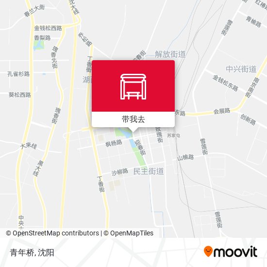 青年桥地图