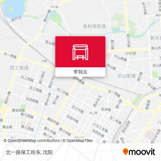 北一路保工街东地图