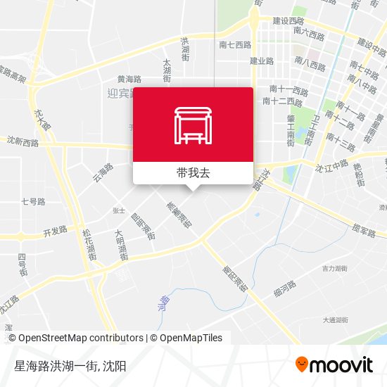 星海路洪湖一街地图