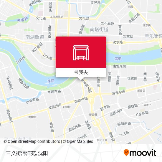 三义街浦江苑地图