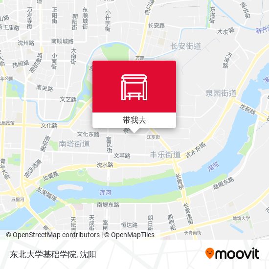 东北大学基础学院地图