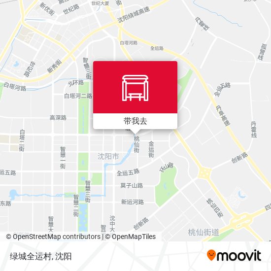 绿城全运村地图