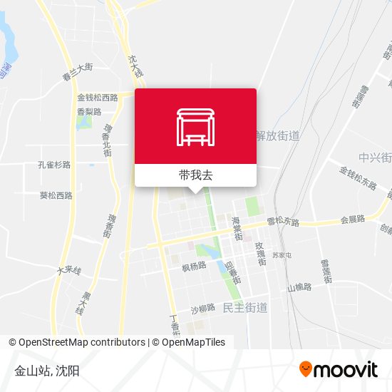 金山站地图