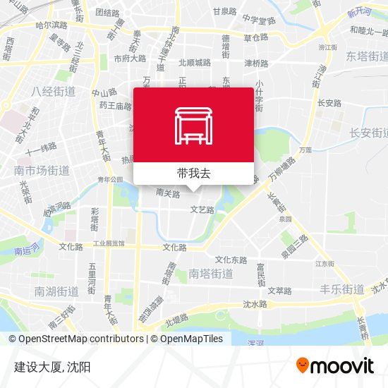 建设大厦地图